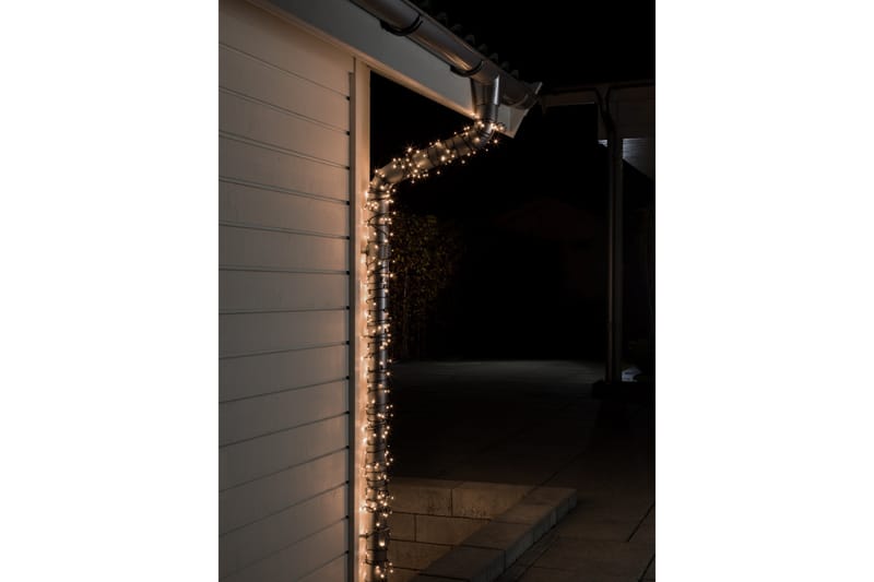 Kæde 1000 varmhvide LED Sort - Kunstsmede - Øvrig julebelysning - Lyskæde