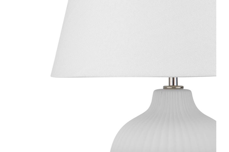 Fergus bordlampe 33 cm - Hvid - Soveværelse lampe - Bordlampe