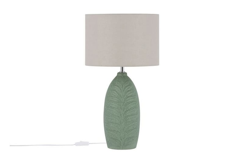 Nashport Bordlampe - Grøn - Vindueslampe på fod - Soveværelse lampe - Stuelampe - Sengelampe bord - Vindueslampe - Bordlampe