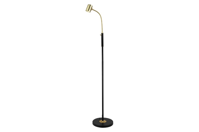 Balder Gulvlampe Sort/Messing - Scan Lamps - Soveværelse lampe - Stuelampe - Gulvlampe & standerlampe