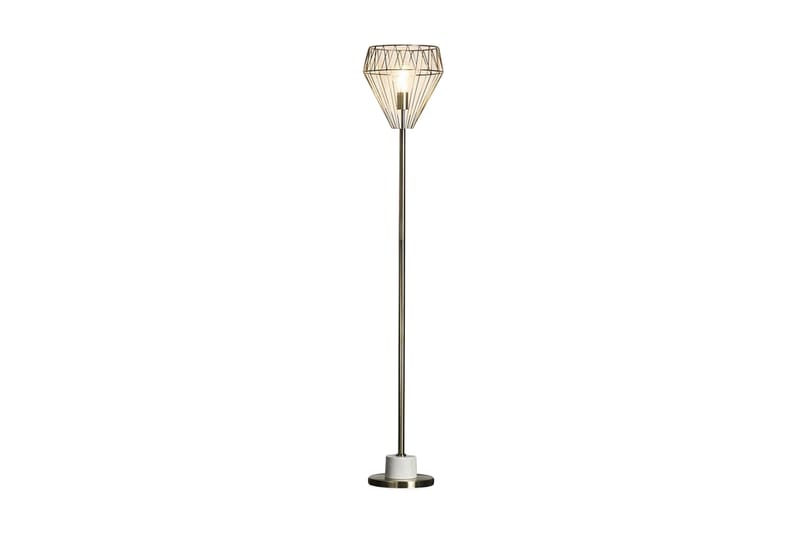 Mooni Gulvlampe 160 cm - Messing - Soveværelse lampe - Stuelampe - Gulvlampe & standerlampe