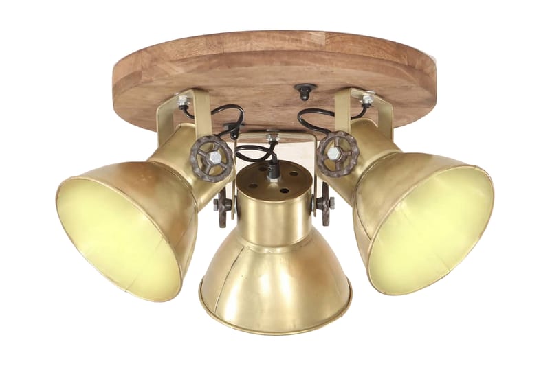 Industriel Loftlampe 25 W 42X27 cm E27 Messingfarvet - Loftlampe køkken - Vindueslampe hængende - Vindueslampe - Pendellamper & hængelamper - Soveværelse lampe - Stuelampe
