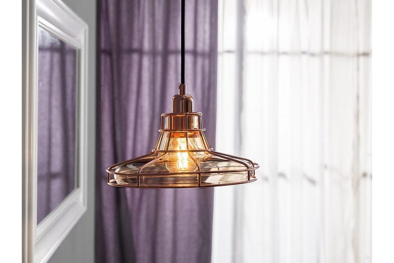 Tør loftslampe 26 cm - Kobber - Loftlampe køkken - Vindueslampe hængende - Vindueslampe - Pendellamper & hængelamper - Soveværelse lampe - Stuelampe