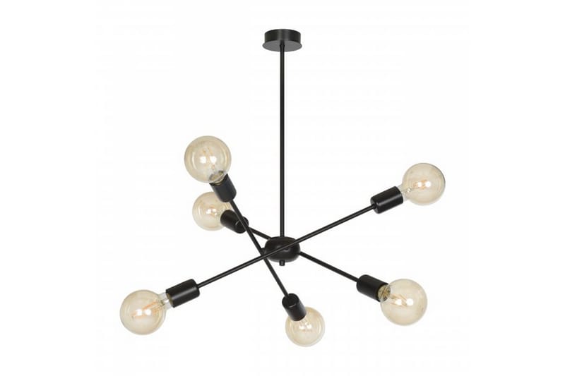 Proton 6 pendel Sort - Scandinavian Choice - Loftlampe køkken - Vindueslampe hængende - Vindueslampe - Pendellamper & hængelamper - Soveværelse lampe - Stuelampe