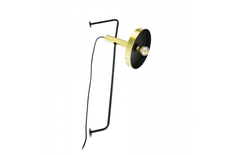 Whizz væglampe - Guld - Sengelampe væg - Soveværelse lampe - Væglampe - Vægarmatur