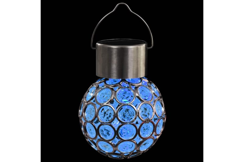 Hængende Solcellelamper 8 Stk. Led-Lys Rgb - Hvid - Solcellelamper - Udendørs lamper & belysning