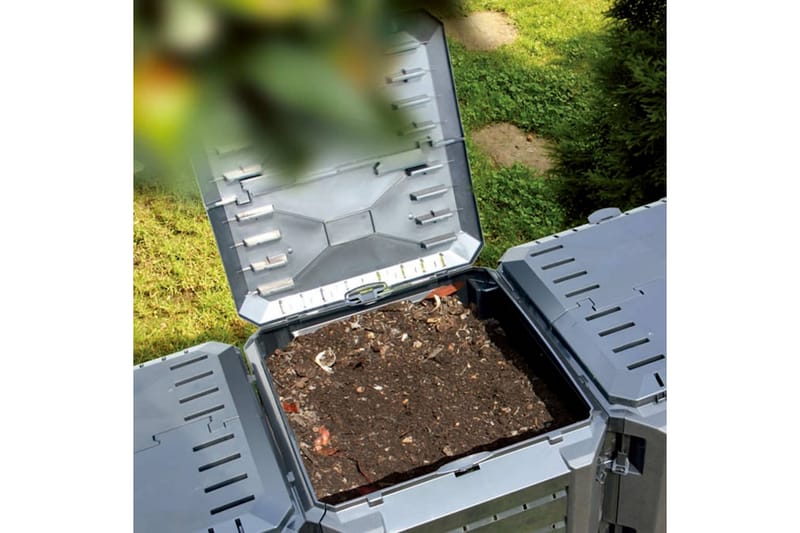 Kompostbeholder 1200 l sort - Sort - Varmkompost & kompostbeholder