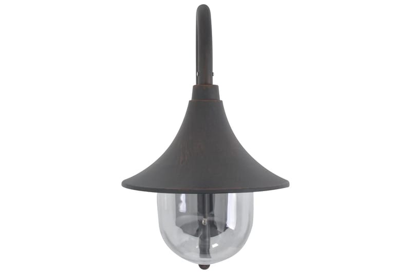Havevæglampe E27 42 Cm Aluminium Bronzefarvet - Brun - Udendørs lamper & belysning - Væglampe udendørs - Entrébelysning
