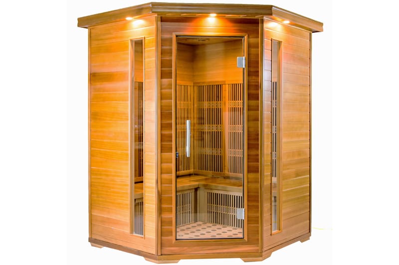 Infrarød sauna  - Fuld højde 210cm i cedertræ - Saunarum