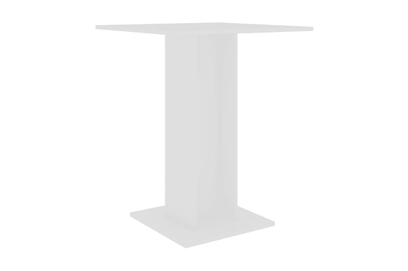 Bistrobord 60x60x75 cm Spånplade Hvid - Hvid - Cafebord - Altanborde