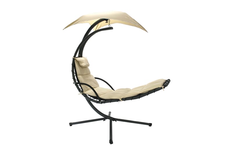 Hængestol DREAM med markise H205cm farve: beige - Hængestol på stativ - Hængestol
