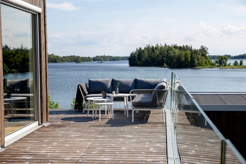 Roxo Hjørnesofa Hvid - Venture Home - Altanmøbler - Sofagrupper udendørs - Loungesæt