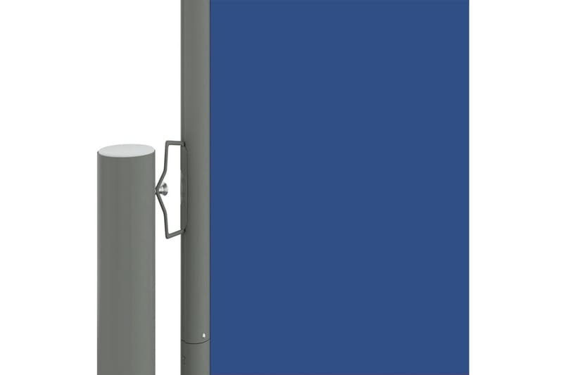 sammenrullelig sidemarkise 117x1200 cm blå - Blå - Balkonmarkise - Markiser - Sidemarkise - Altanafskærmning
