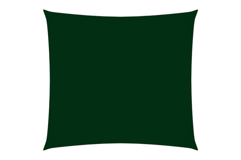 Solsejl 5x5 m Firkantet Oxfordsejl Mørkegrøn - Grøn - Solsejl