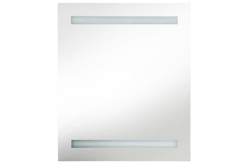 Badeværelsesskab m. spejl LED 50 x 14 x 60 cm - Badeværelsesspejl - Badeværelsesspejl med belysning