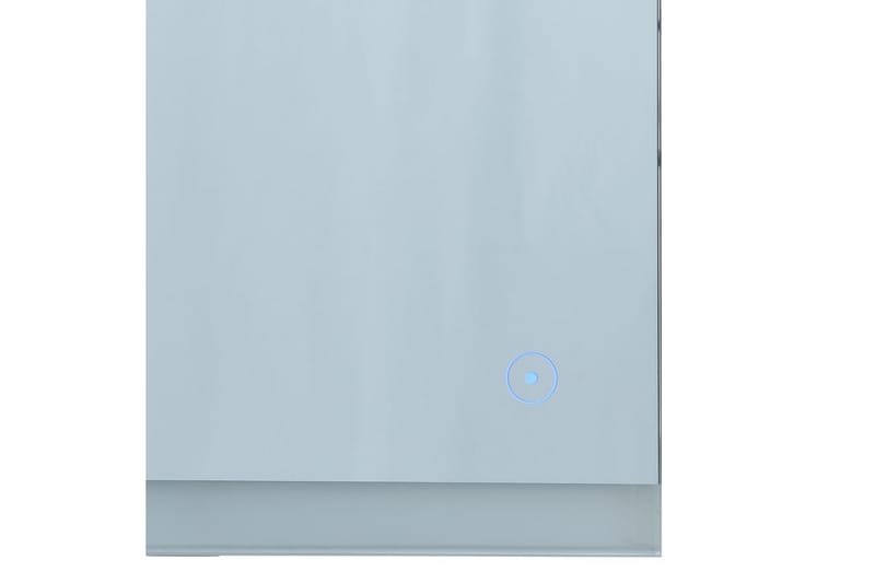 badeværelsesspejl LED m. touch 100 x 60 cm - Sølv - Badeværelsesspejl - Badeværelsesspejl med belysning - Helkropsspejl