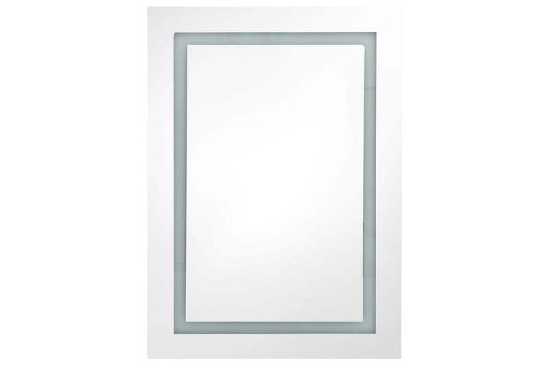 Badeværelsesskab med spejl LED 50 x 13 x 70 cm - Spejlskabe
