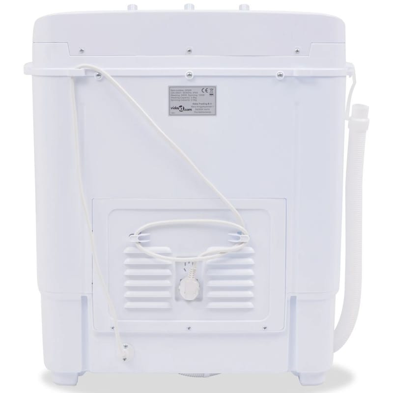 Mini-Vaskemaskine Dobbelttromle 5,6 Kg - Flerfarvet - Vaskemaskine - Topbetjent vaskemaskine