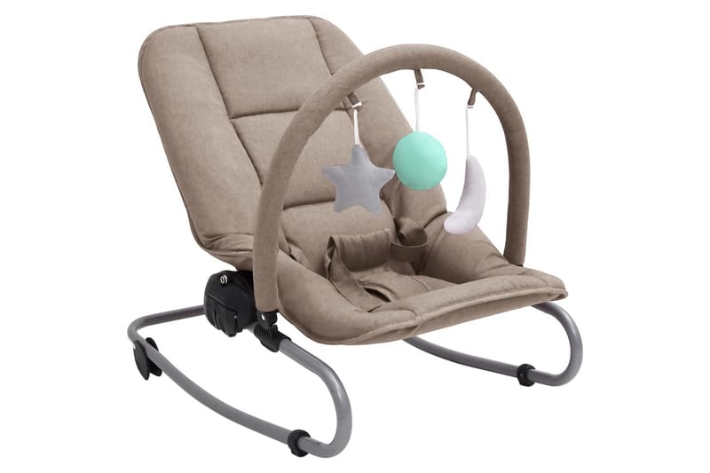 skråstol til baby st�ål gråbrun - Gråbrun - Børne lænestol