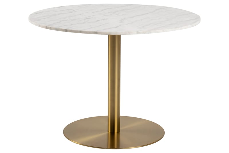 Palisades Spisebord 105 cm Rund - Guld - Spisebord og køkkenbord