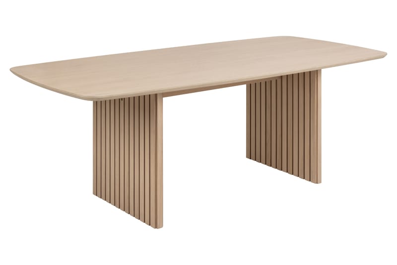 Saku Spisebord 220x105 cm - Hvid - Spisebord og køkkenbord