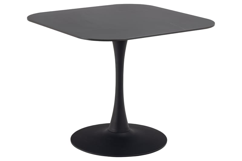 Salm Spisebord 90x90 cm - Sort - Spisebord og køkkenbord