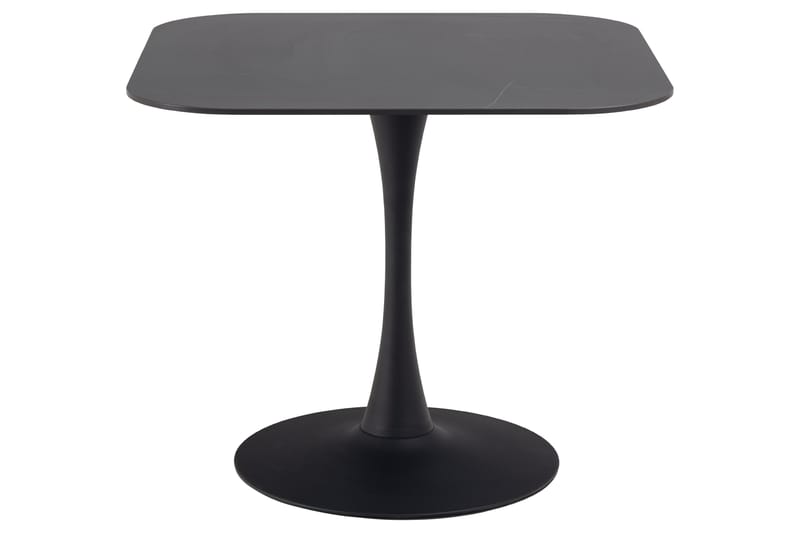 Salm Spisebord 90x90 cm - Sort - Spisebord og køkkenbord