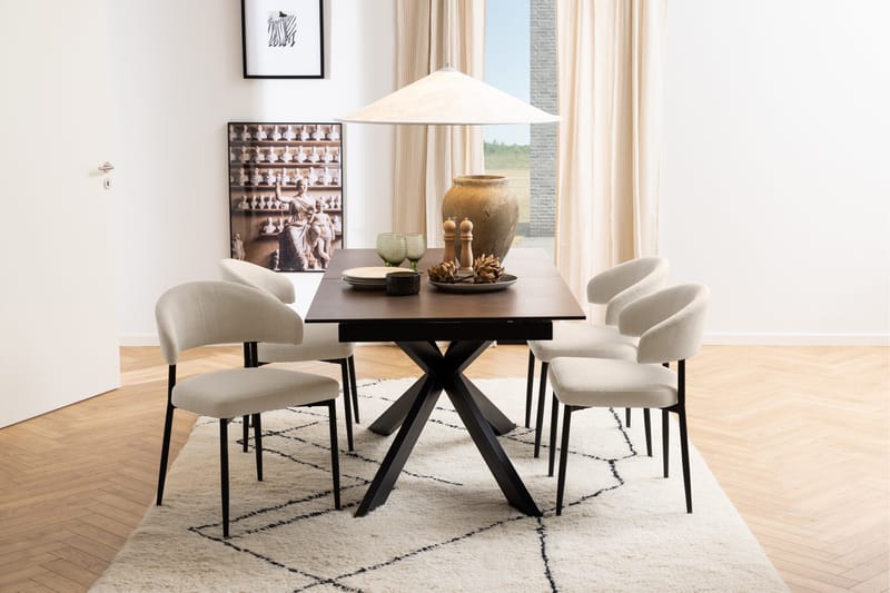 Salupa Spisebord 210x90 cm - Brun - Spisebord og køkkenbord
