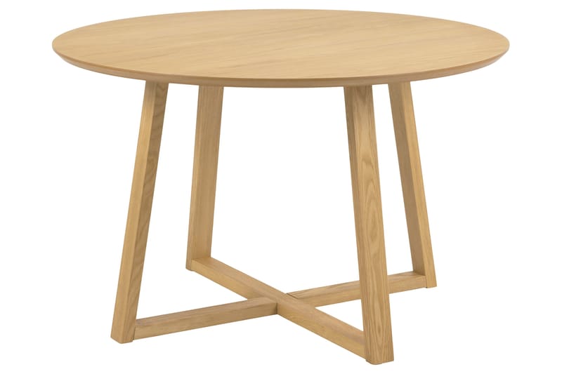 Saneha Spisebord 120 cm Rund - Natur - Spisebord og køkkenbord
