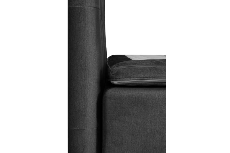 Happy Pluss Sengepakke opbevaringsseng 90x200 - Mørkegrå - Komplet sengepakke - Seng med opbevaring