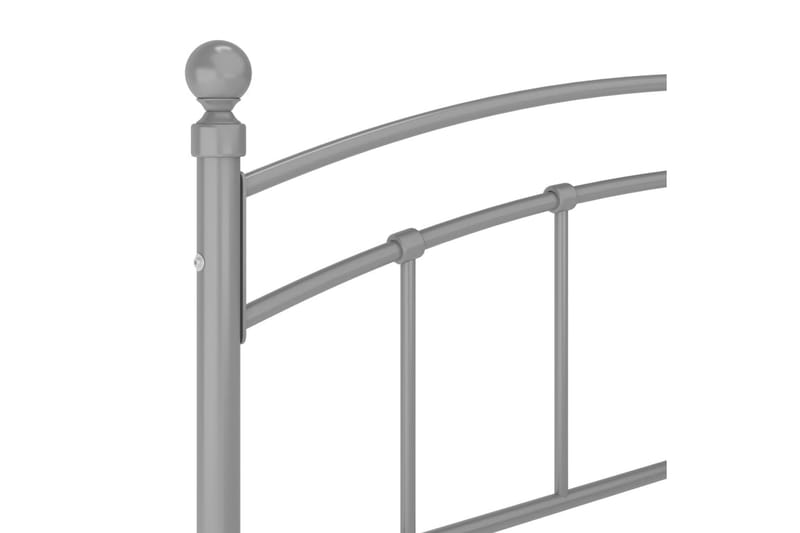 sengestel 180x200 cm metal grå - Grå - Sengeramme & sengestel