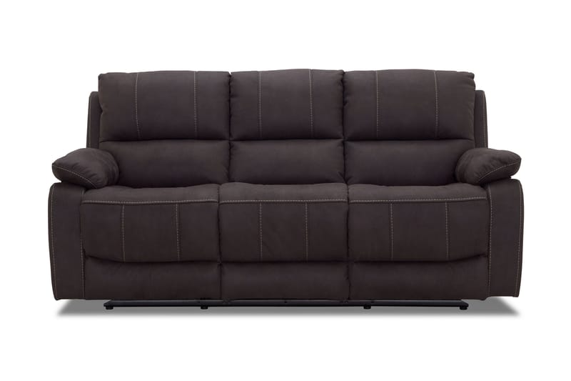 Texas Reclinersofa - Mørkegrå - 3 personers biograsofa & reclinersofa - Recliner sofaer