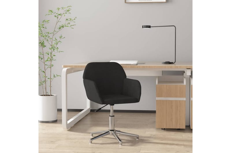 beBasic drejelig kontorstol stof sort - Sort - Kontorstole & skrivebordsstole