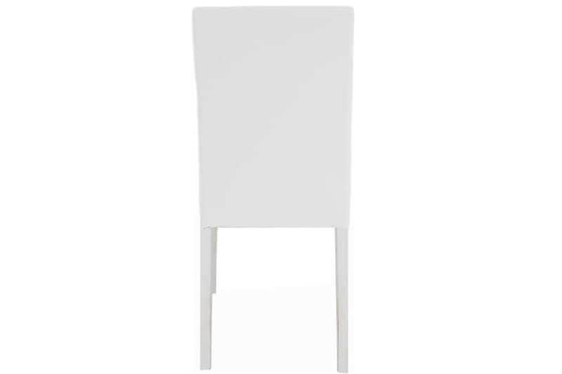 Manya spisebordsstol kunstlæder 2 stk. - hvid - Spisebordsstole & køkkenstole