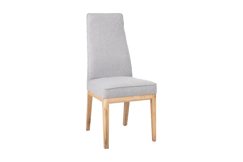 Stol PRESTON 46x585xH102cm grå stof - Spisebordsstole & køkkenstole