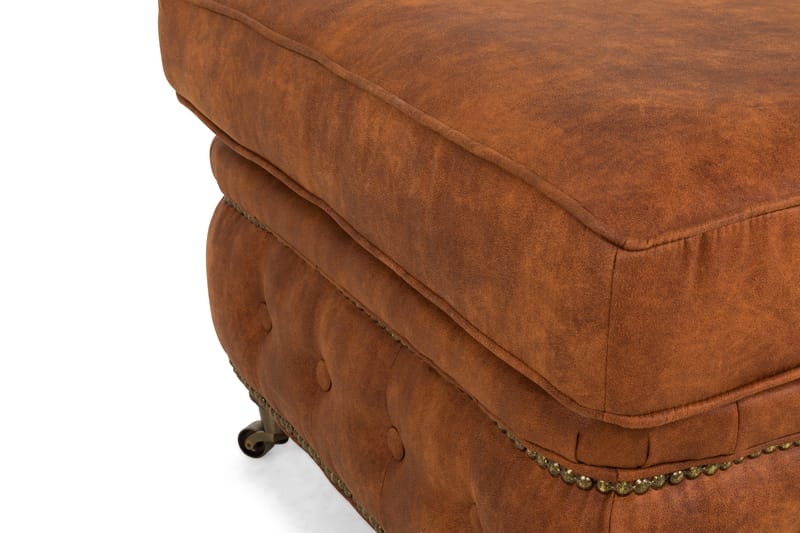 Chesterfield Deluxe Puf Vintage - Cognac - Chesterfield puf - Puf