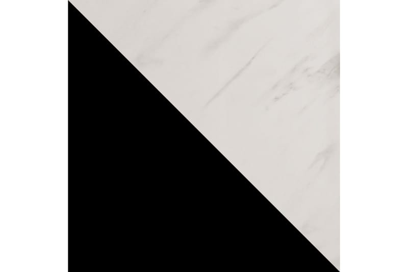 Marmuria Garderobe med Spejle Midt 250 cm Marmormønster - Sort/Hvid/Guld - Garderobeskabe - Garderobeskab & klædeskab