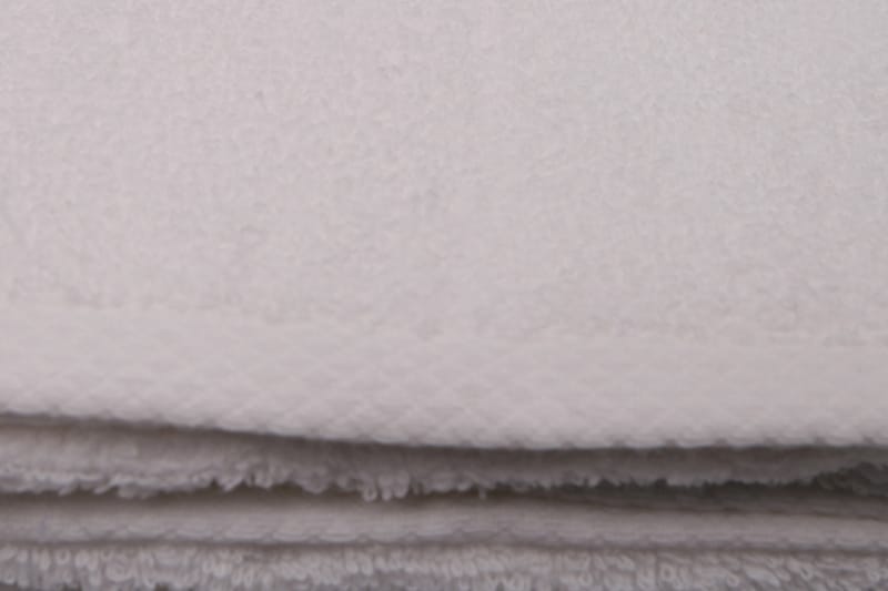 Hobby Håndklæde 50x90 cm - Hvid - Håndklæder