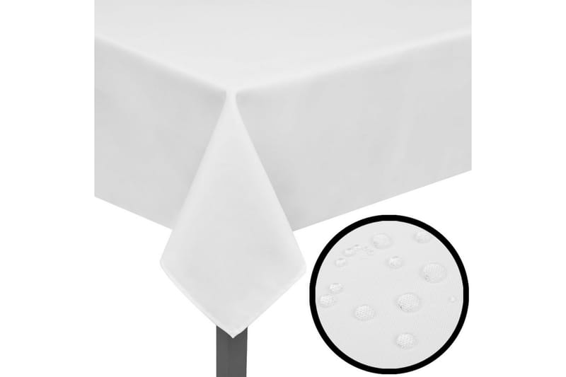 5 Bordduge Hvid 130 x 130 cm// - Hvid - Bordløber - Køkkentekstiler