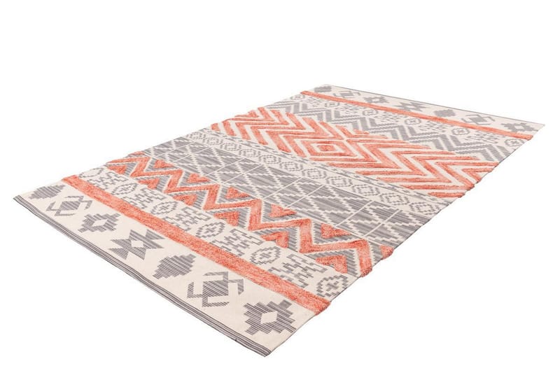 Scartur tæppe Teia Grå / Abrikos 160x230 cm - Orientalske tæpper - Persisk tæppe