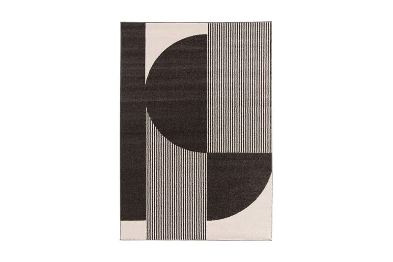 Florence Cord Wiltontæppe Rektangulær 160x230 cm - Sort - Wiltontæpper - Mønstrede tæpper