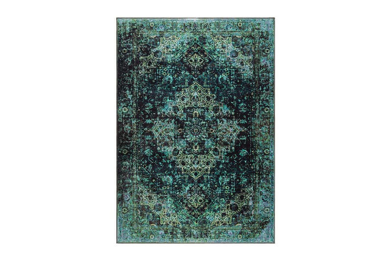 Gumala Wiltontæppe 300x400 cm Rektangulær - Grøn - Wiltontæpper - Mønstrede tæpper