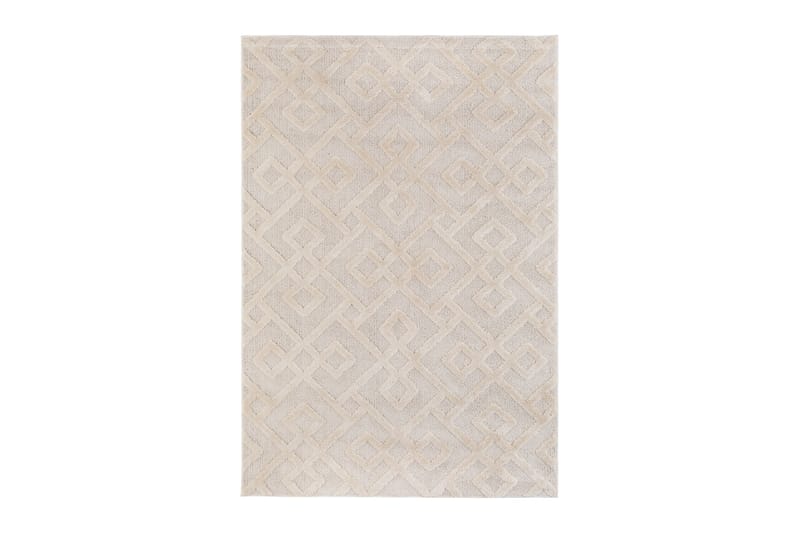 Bormida Tanger Tæppe 160x230 cm - Cremehvid - Wiltontæpper - Mønstrede tæpper