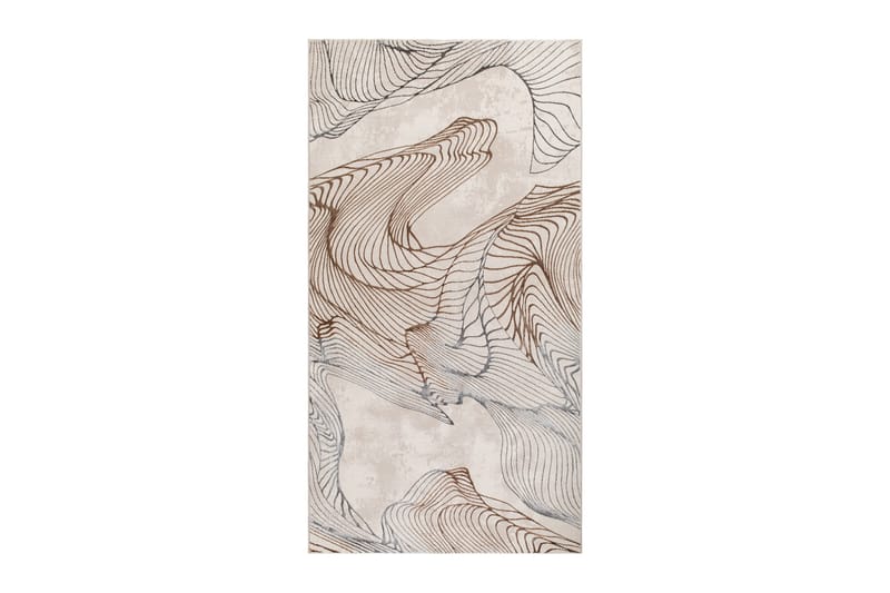 Creation Art Wiltontæppe Rektangulær 80x150 cm - Natur - Wiltontæpper - Mønstrede tæpper