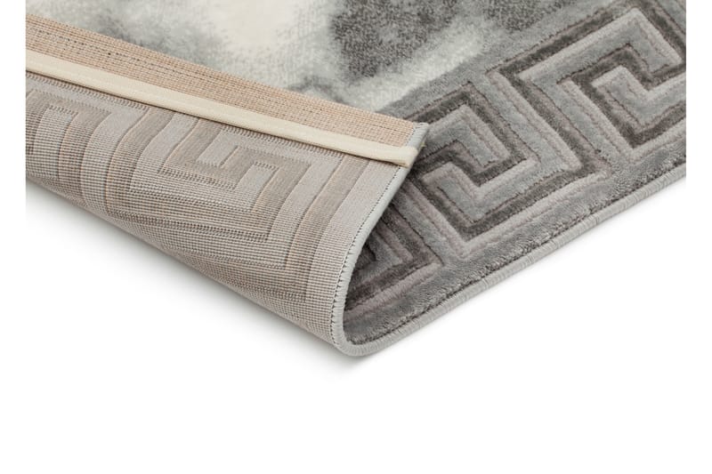 Lyngen Versace Tæppe 200x290 cm - Grå - Wiltontæpper - Mønstrede tæpper