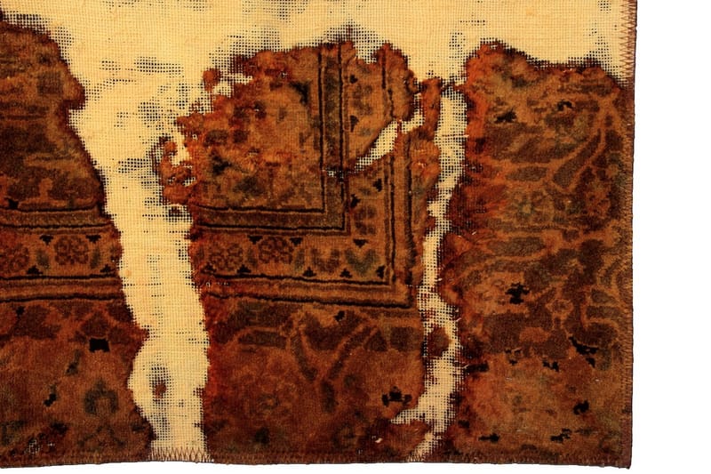 Håndknyttet persisk tæppe 167x272 cm Vintage - Guld / brun - Orientalske tæpper - Persisk tæppe