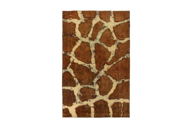 Håndknyttet persisk tæppe 167x272 cm Vintage - Guld / brun - Orientalske tæpper - Persisk tæppe