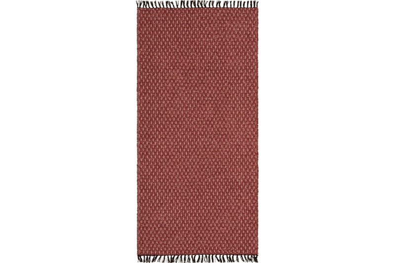 Julie Bomuldstæppe 70x100 cm Rød - Horredsmattan - Bomuldstæpper - Små tæpper