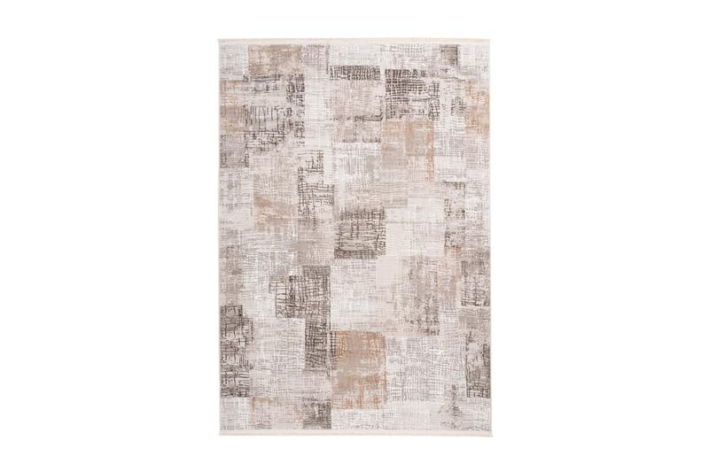 Coulia Tæppe St Grå/Sølv 120x180 cm - Store tæpper - Patchwork tæppe