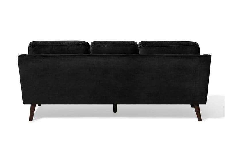 Sofa Sofa 3-pers - Sort - 3 personers sofa